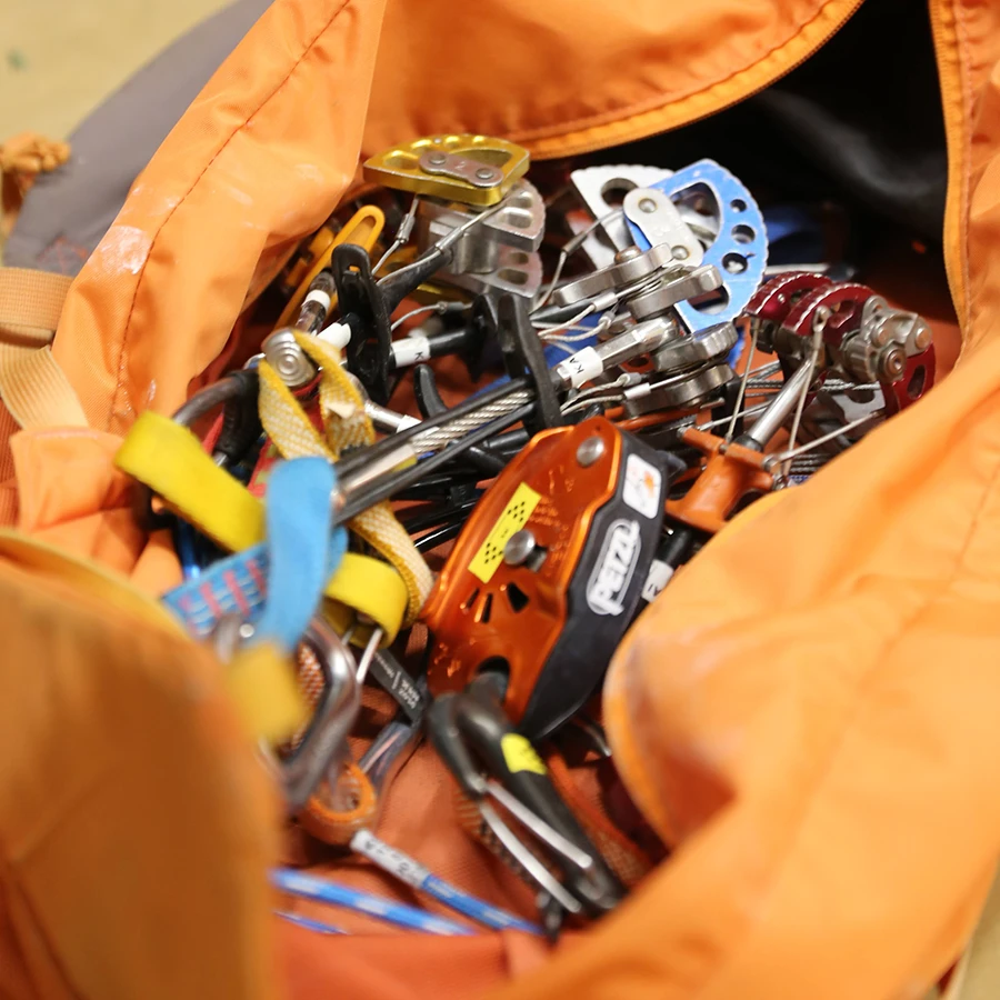 Mobile Klemmgeräte in Stoffbeutel